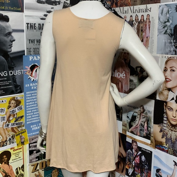 SOLD Wildfox Light Tan Western Motif Minidress - Sz S - Picture 2 of 5